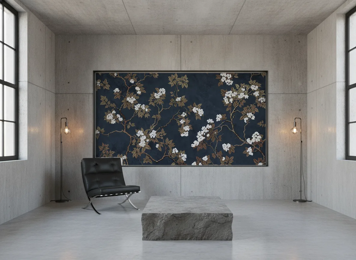Tessaro — Loft — pole w betonie w stalowej ramie