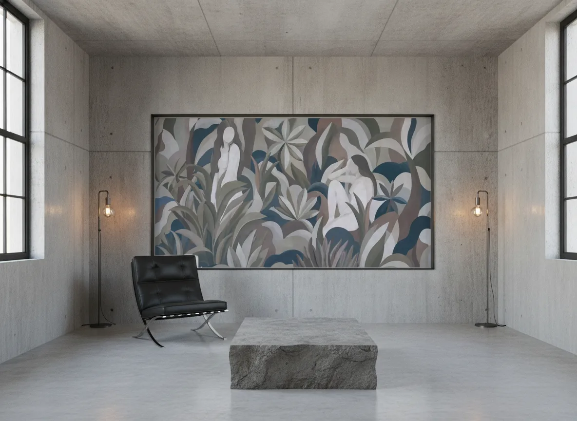 Lilith — Loft — pole w betonie w stalowej ramie