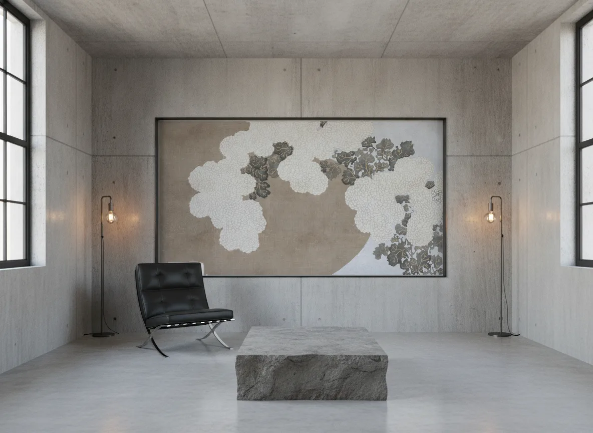 Sekka — Loft — pole w betonie w stalowej ramie