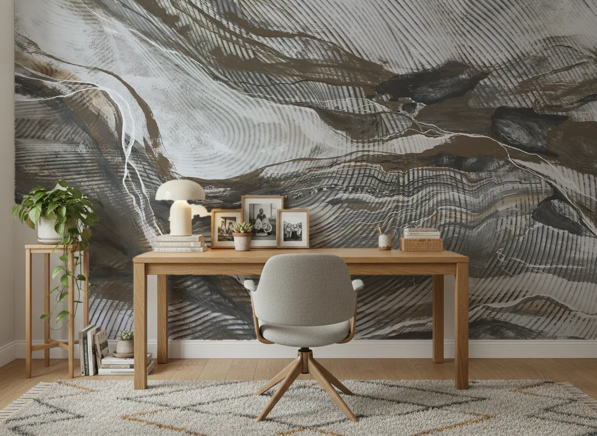 Wave Lines — Domowe biuro