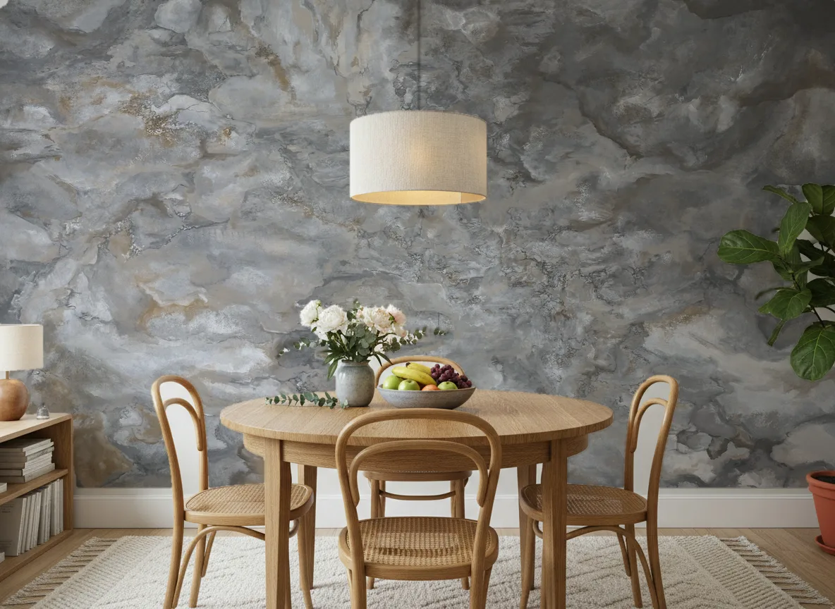 Pure Mineral — Jadalnia z okrągłym stołem