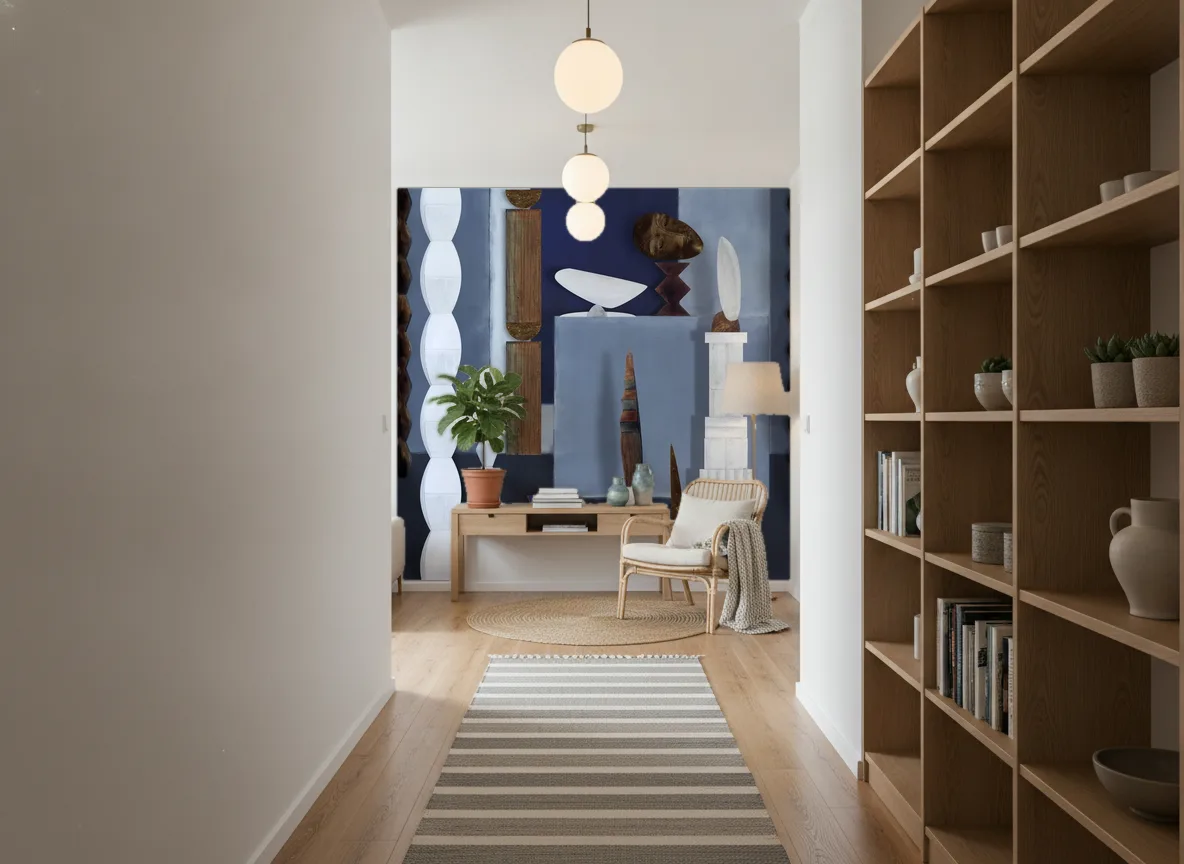 L'atelier De Brancusi — Korytarz w mieszkaniu — ściana na końcu