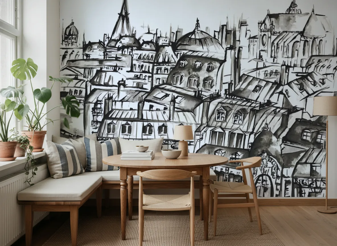 GRANDS BOULEVARDS Panoramas — Kuchnia z ławką