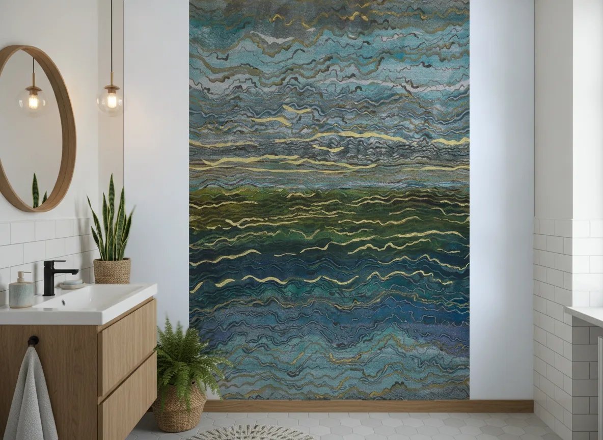 Azurite — Łazienka w mieszkaniu