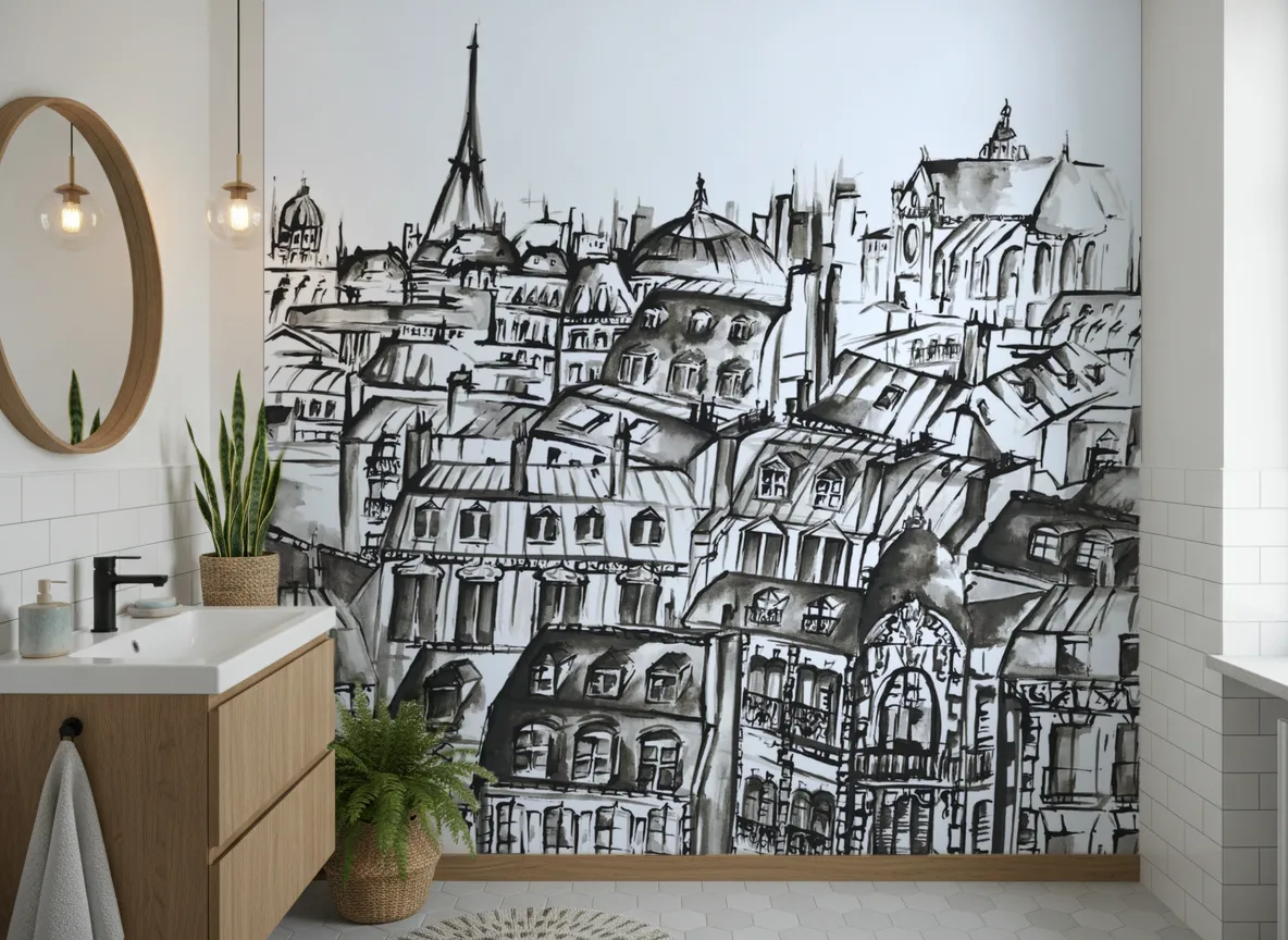 GRANDS BOULEVARDS Panoramas — Łazienka w mieszkaniu