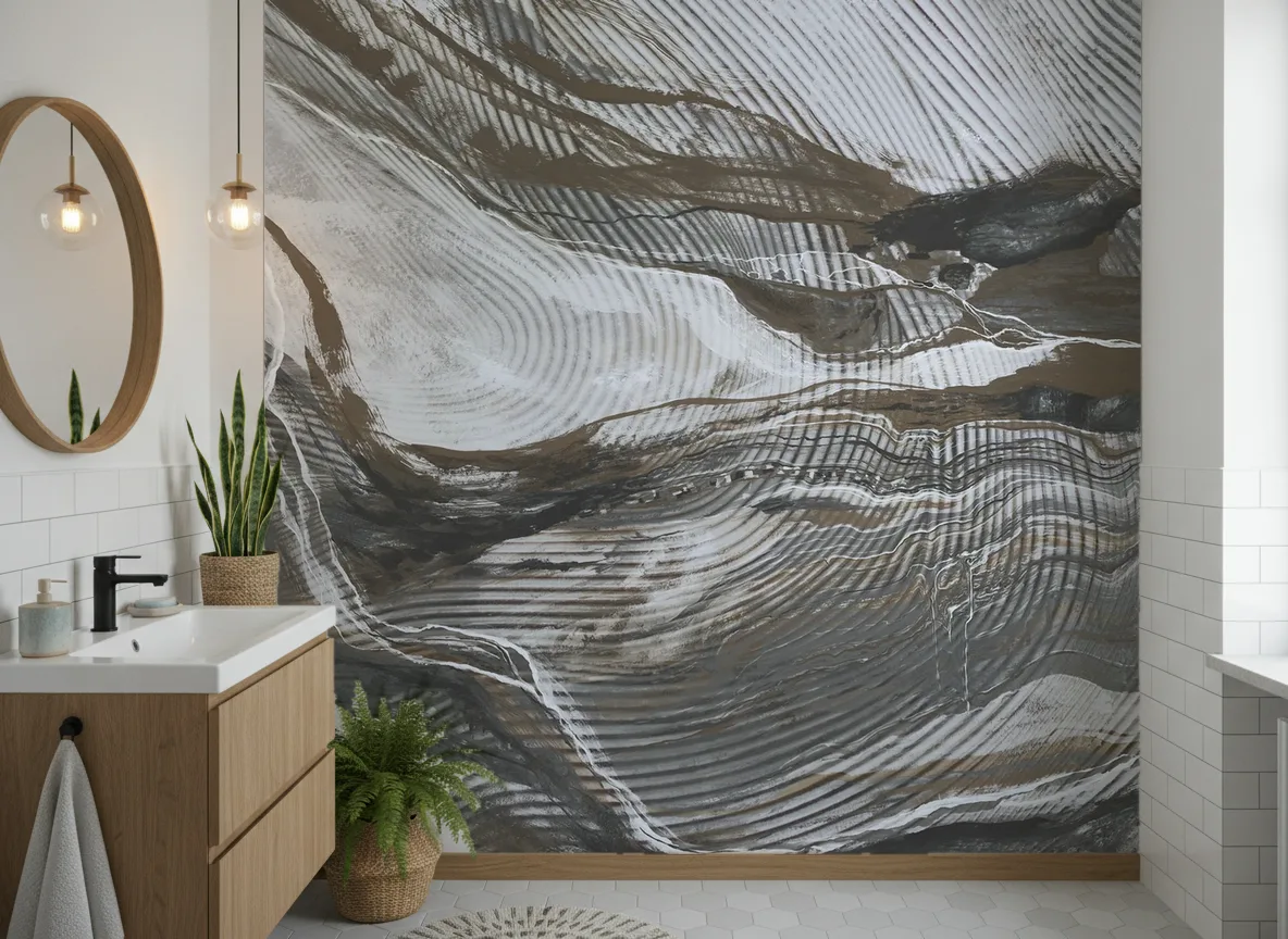 Wave Lines — Łazienka w mieszkaniu
