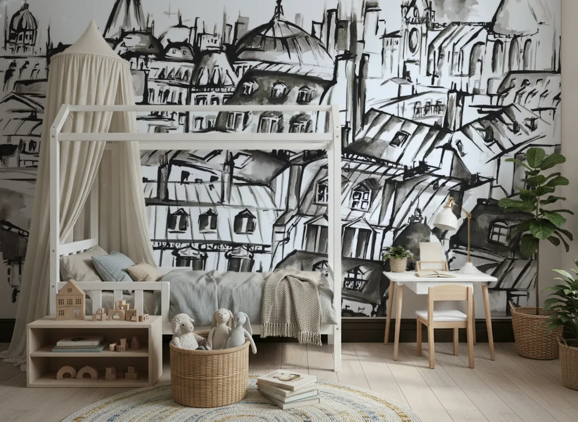 GRANDS BOULEVARDS Panoramas — Pokój dziecka z baldachimem