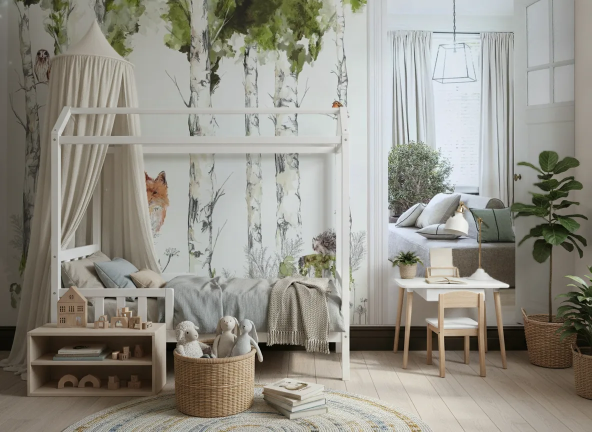 SYLVANIA Panoramas — Pokój dziecka z baldachimem