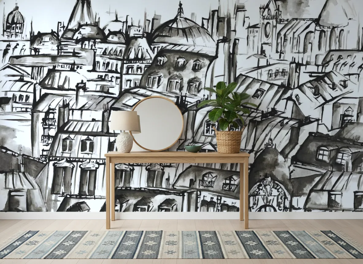 GRANDS BOULEVARDS Panoramas — Przedpokój z konsolą