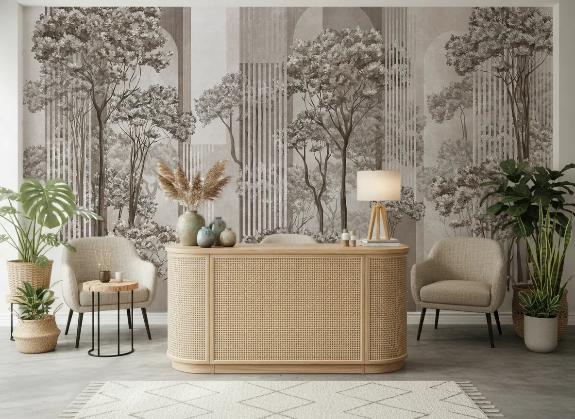 Woodline — Recepcja salonu kosmetycznego