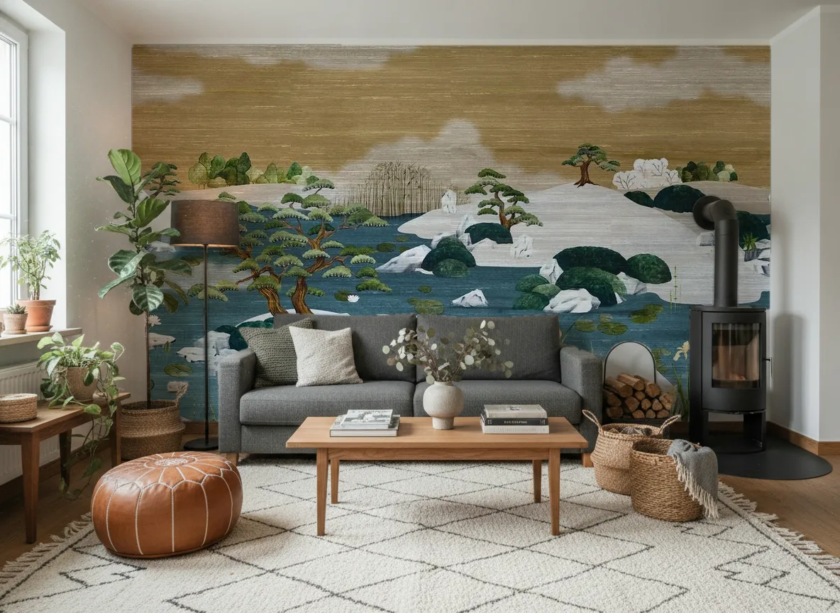 Adachi Exploration — Salon z kozą w domu