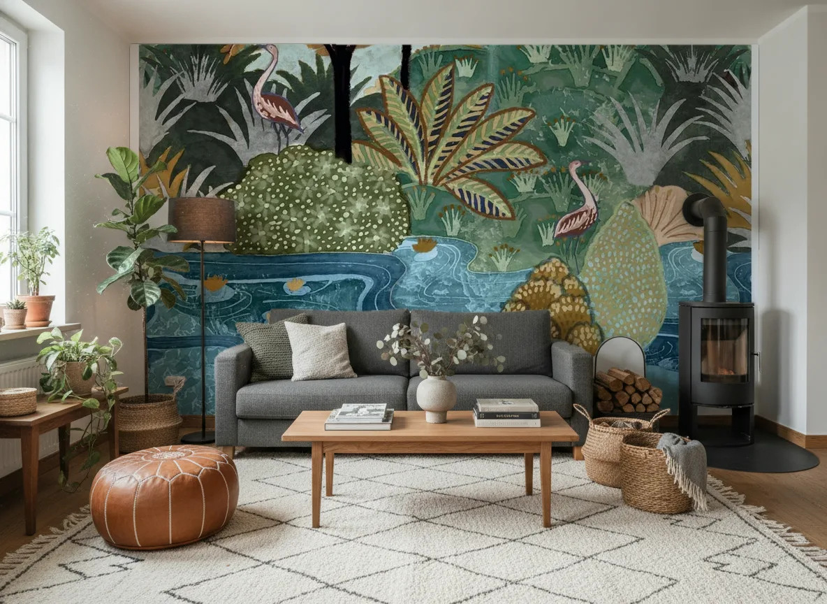 Aruba — Salon z kozą w domu