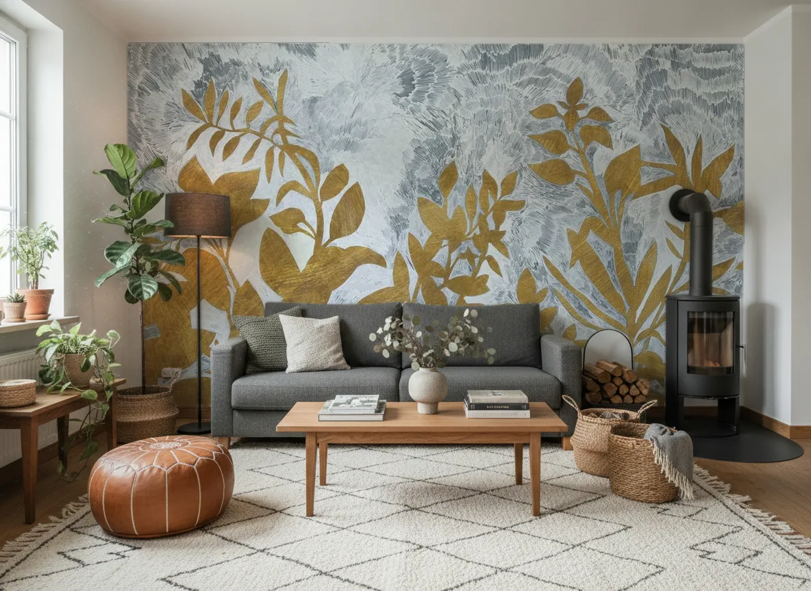 Fleur De Lune — Salon z kozą w domu