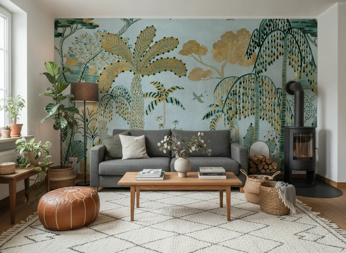 Nosara — Salon z kozą w domu