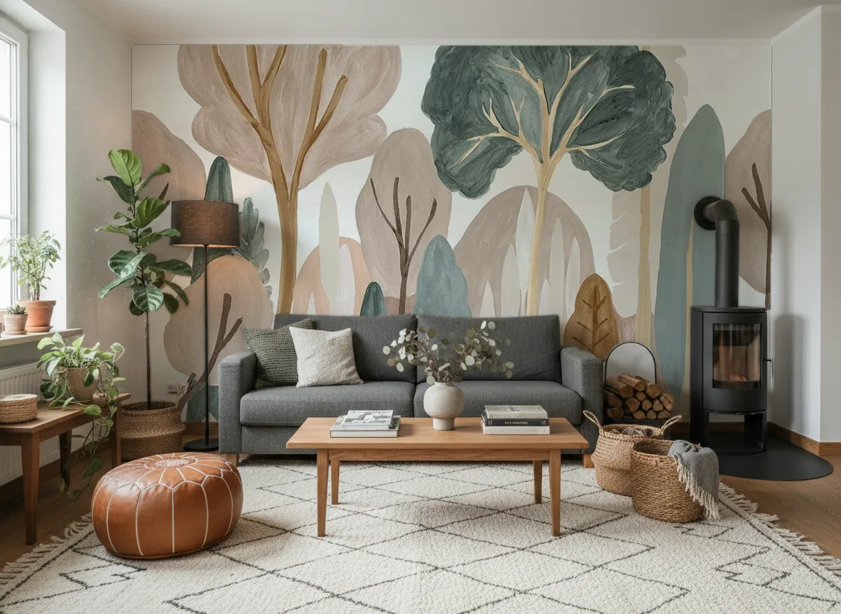 Orme — Salon z kozą w domu