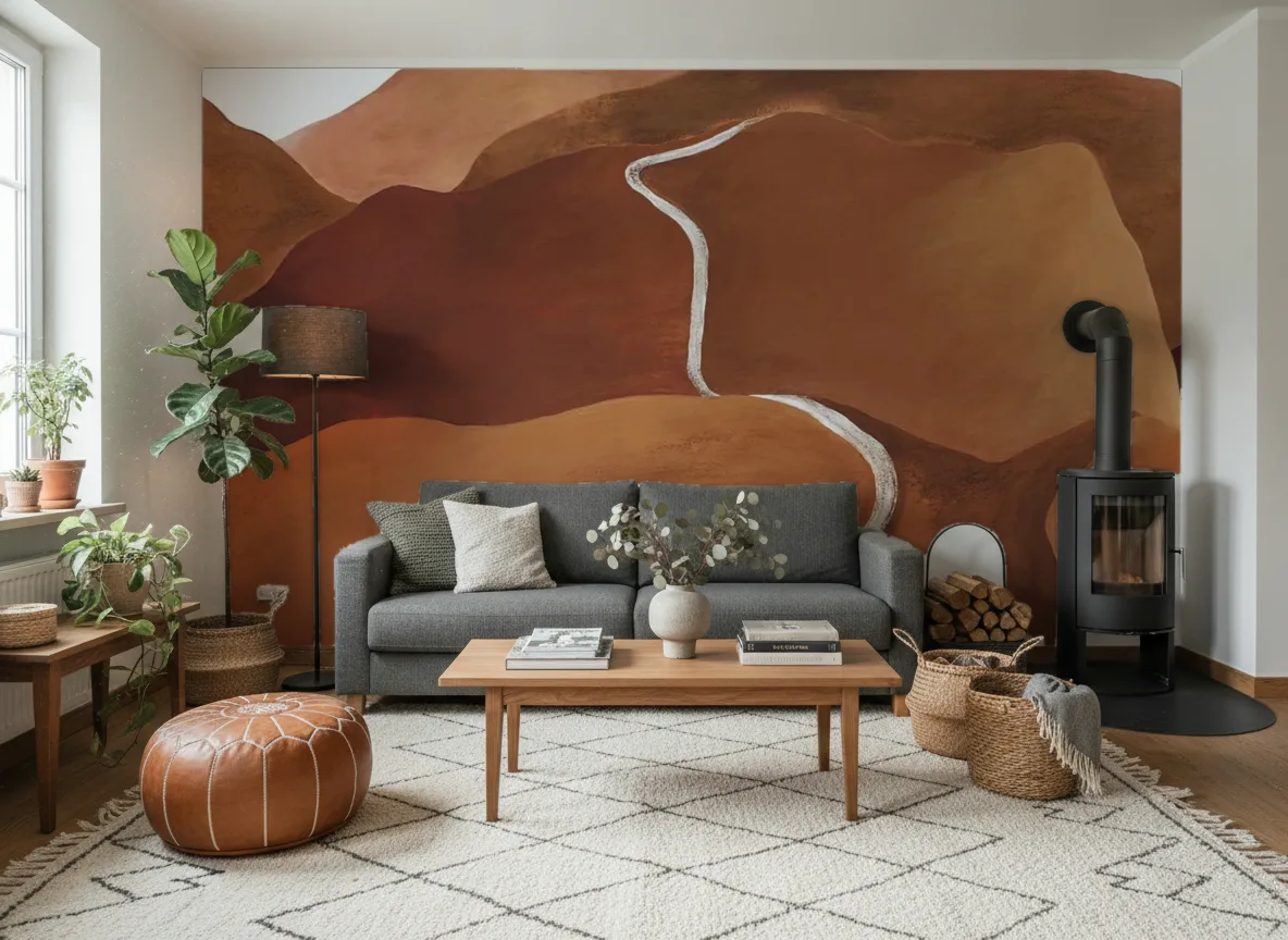 TOSCANA Panoramas — Salon z kozą w domu