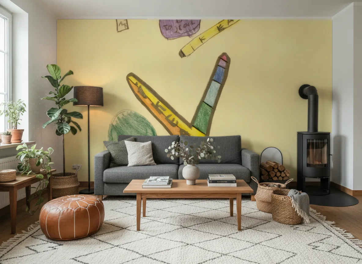 Przybory — Salon z kozą w domu