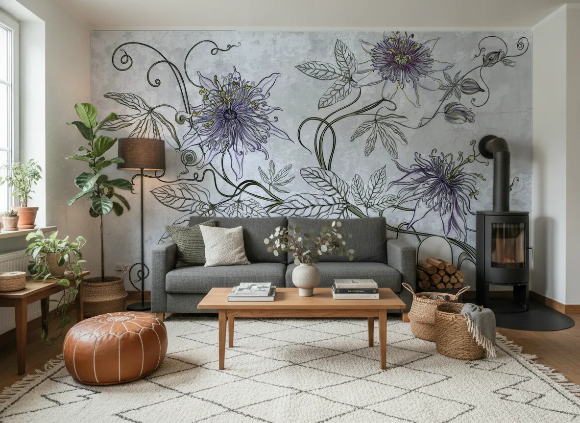 Maraya — Salon z kozą w domu