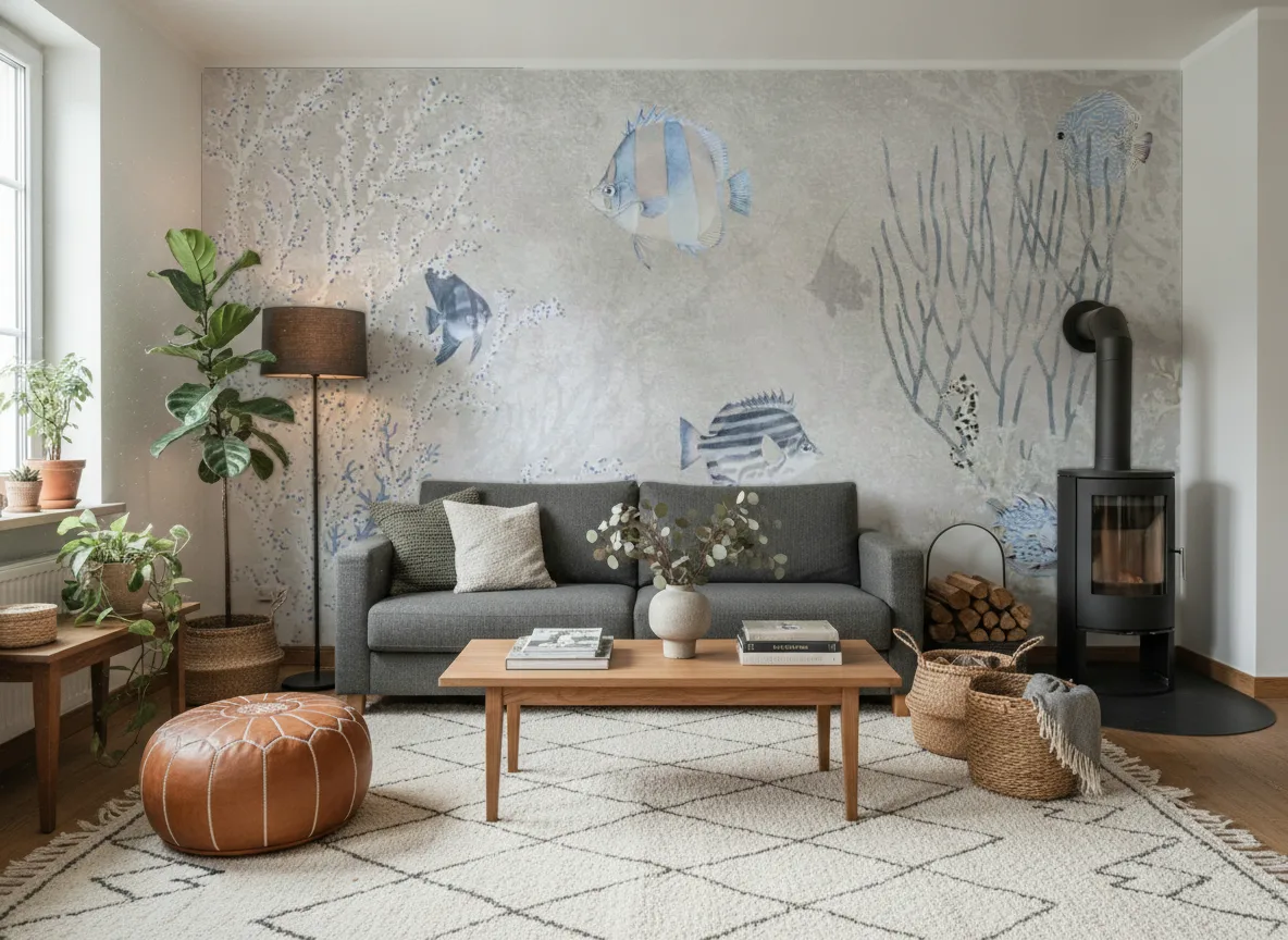 Nerissa — Salon z kozą w domu