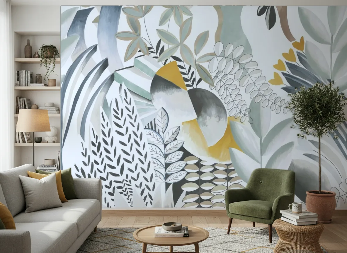 ARTEMIS Panoramas — Salon z zielonym fotelem
