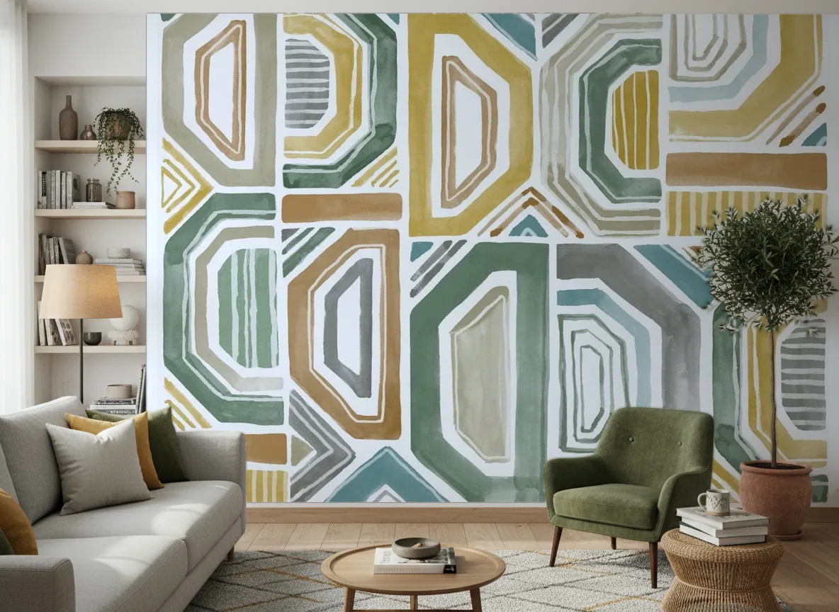 Bogolan — Salon z zielonym fotelem