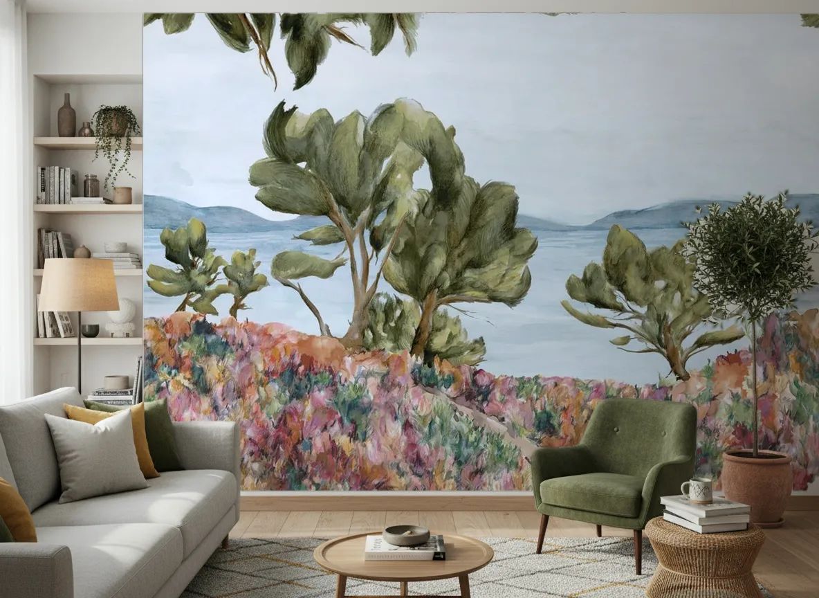 Cap Frehel — Salon z zielonym fotelem