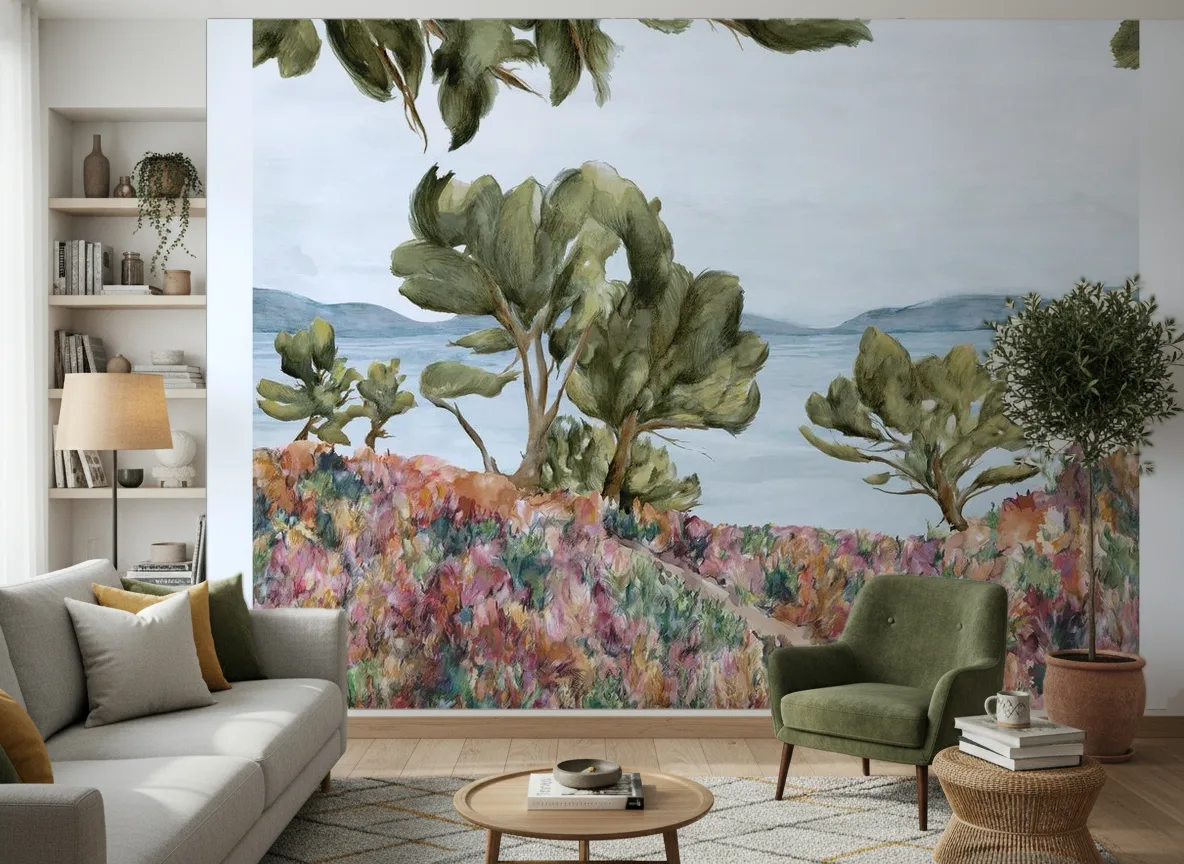 Cap Frehel Int — Salon z zielonym fotelem