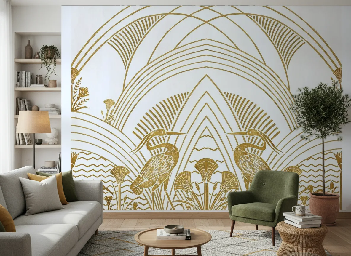 Elephantine — Salon z zielonym fotelem