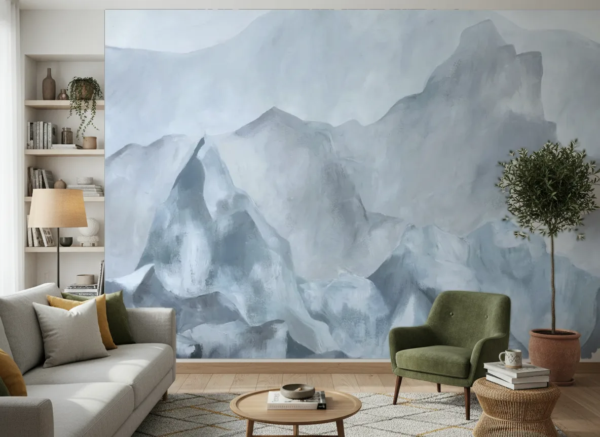 EVEREST Panoramas — Salon z zielonym fotelem