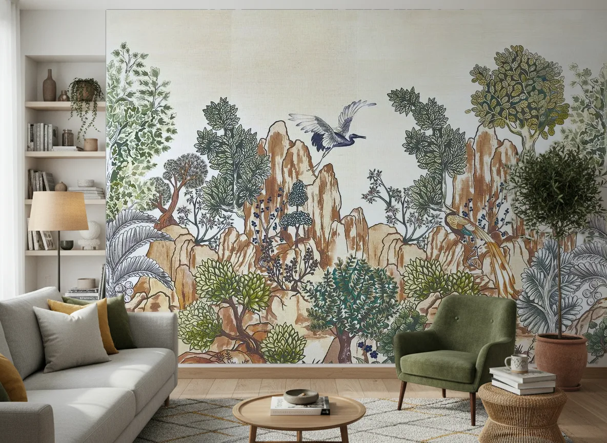 Hang Mua — Salon z zielonym fotelem