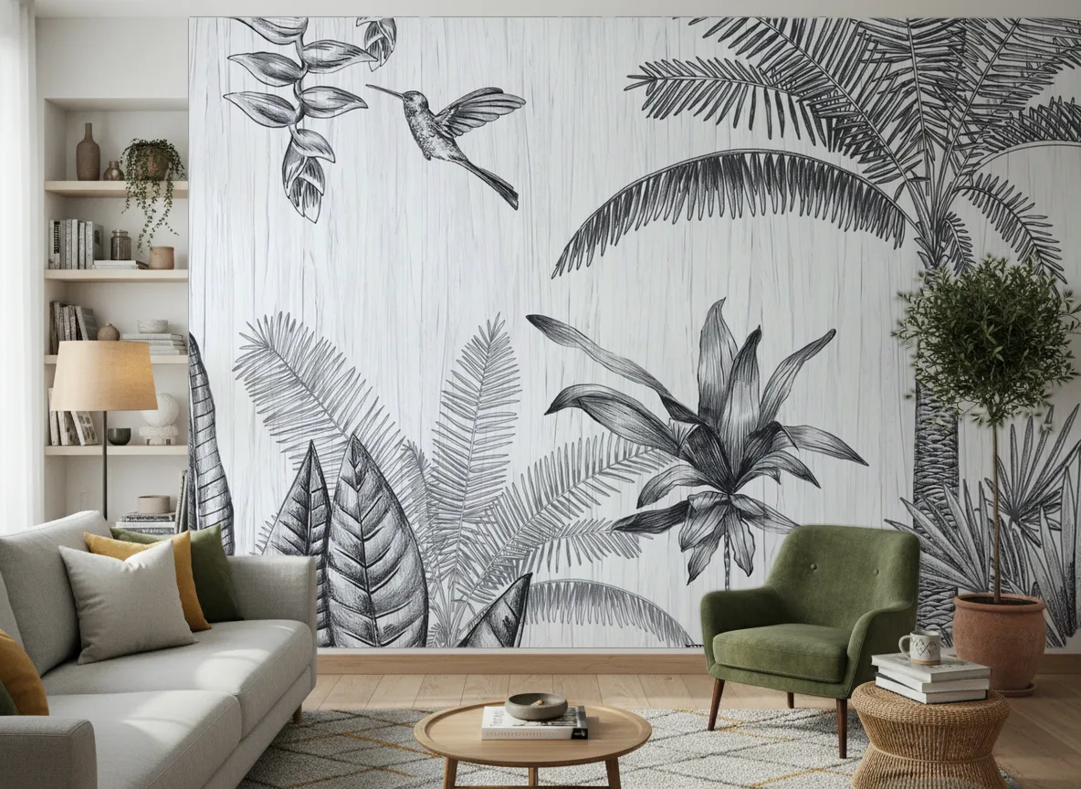 IPANEMA Panoramas — Salon z zielonym fotelem