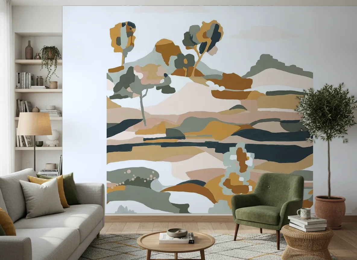 Le Bassin — Salon z zielonym fotelem