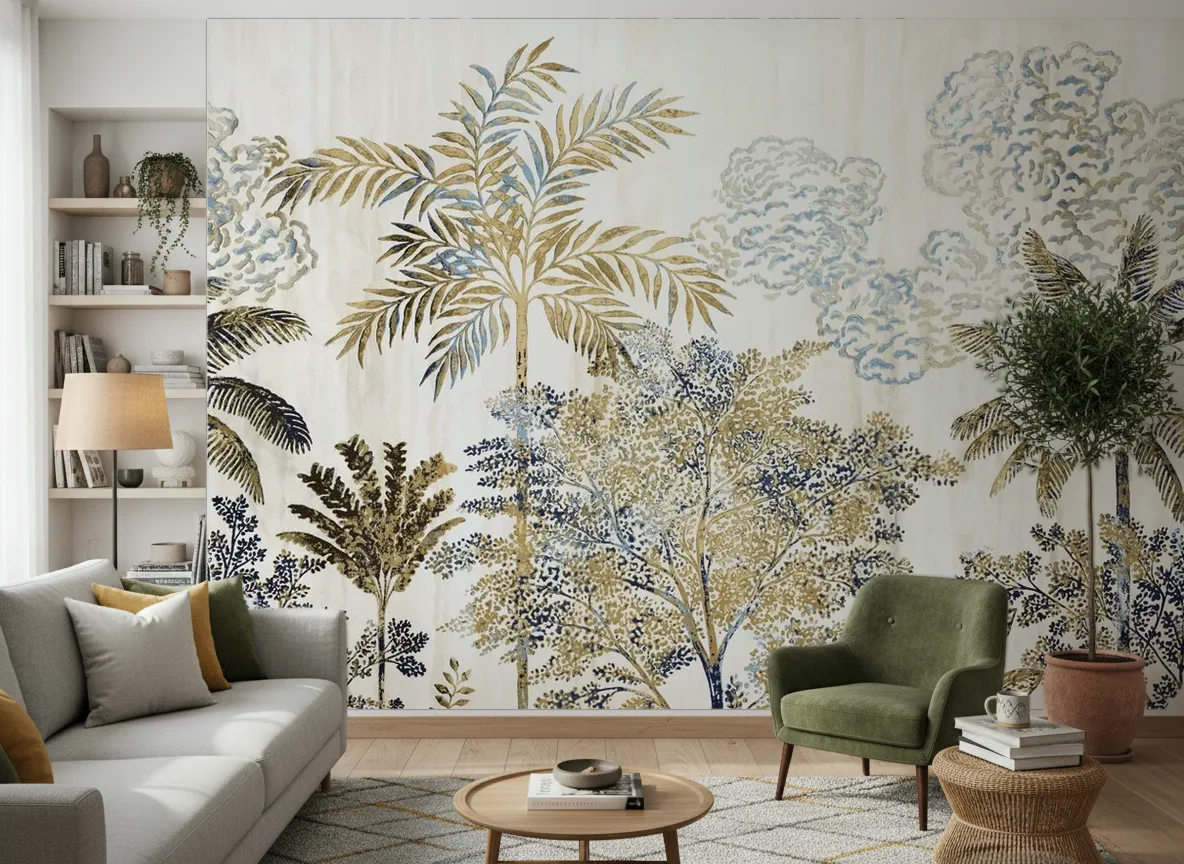 Mirage — Salon z zielonym fotelem