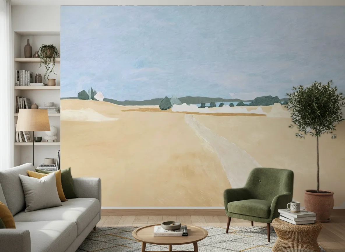 Moisson — Salon z zielonym fotelem