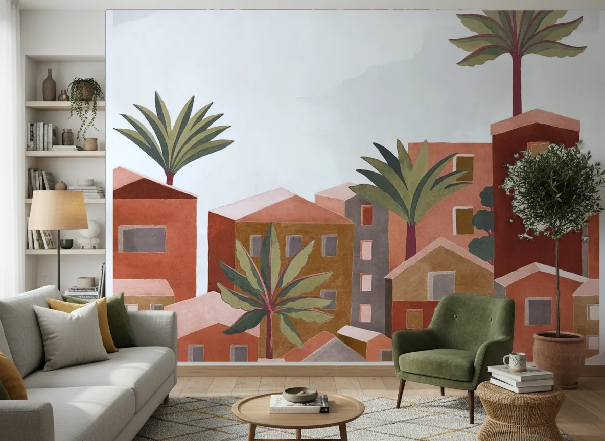 Vila Viela — Salon z zielonym fotelem