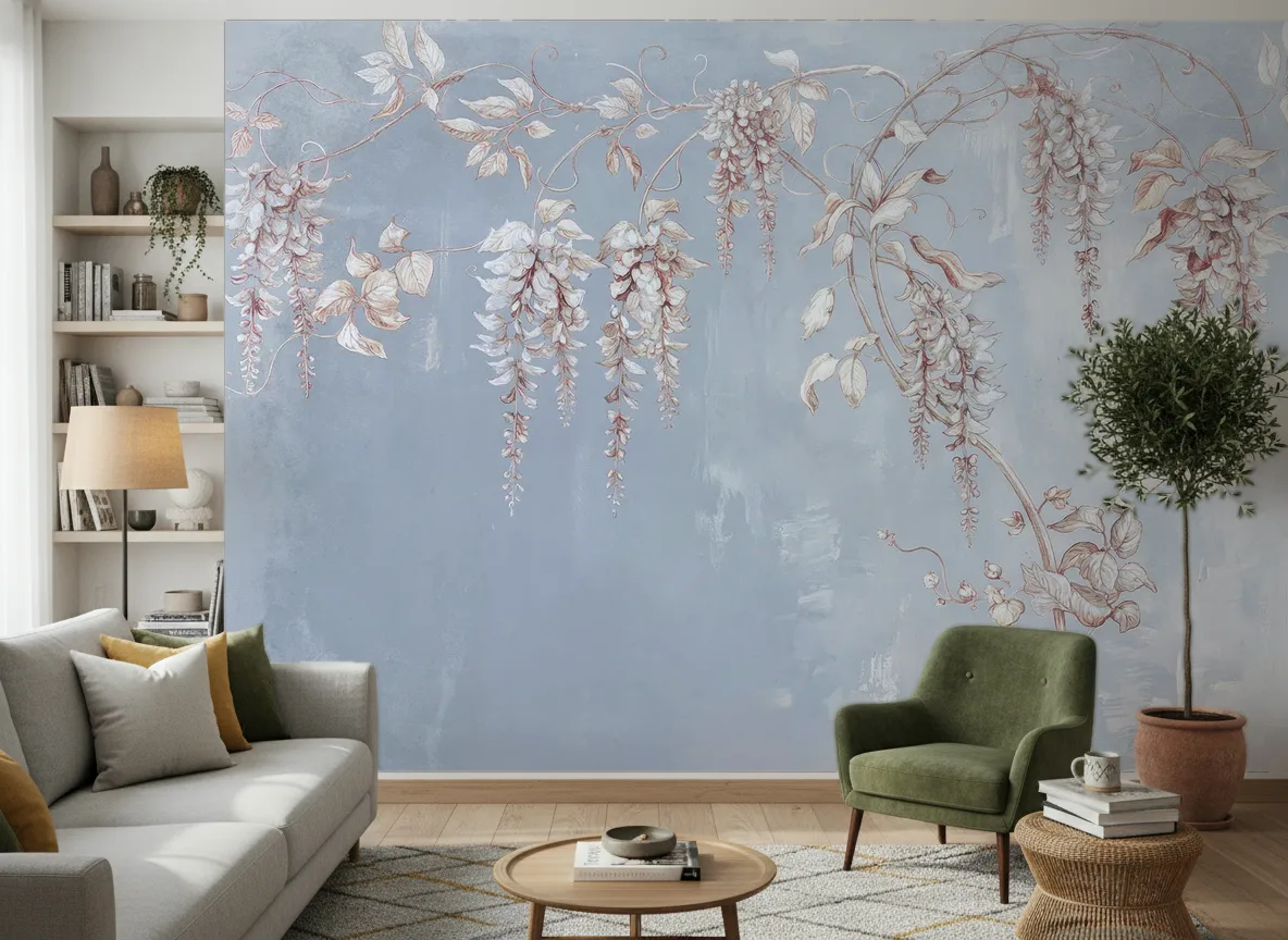 Pergola — Salon z zielonym fotelem