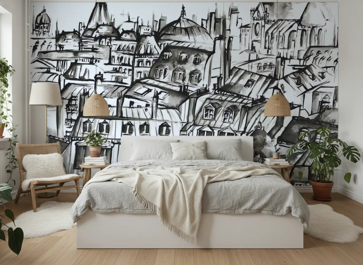 GRANDS BOULEVARDS Panoramas — Sypialnia skandynawska