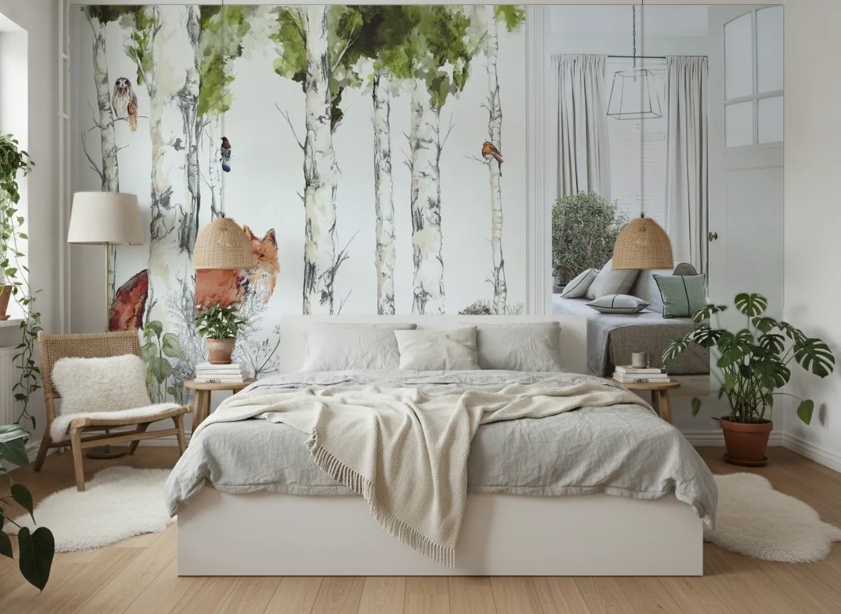 SYLVANIA Panoramas — Sypialnia skandynawska