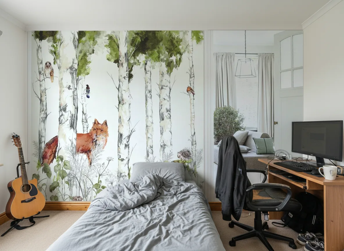 SYLVANIA Panoramas — Pokój nastolatka — ściana za łóżkiem
