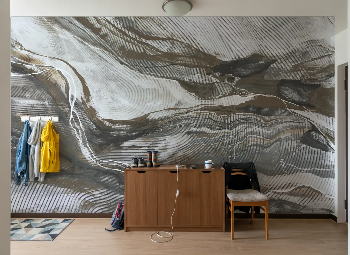 Wave Lines — Przedpokój — długa ściana