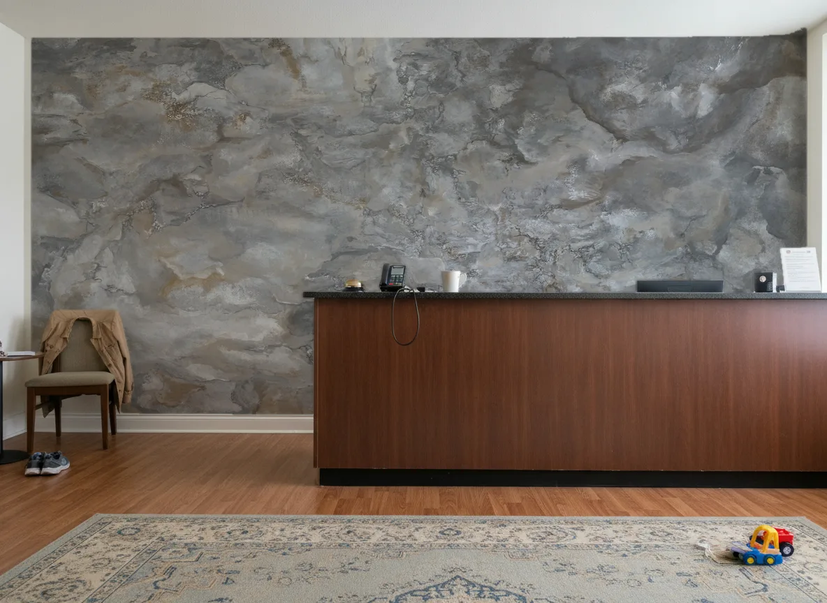 Pure Mineral — Recepcja hotelowa