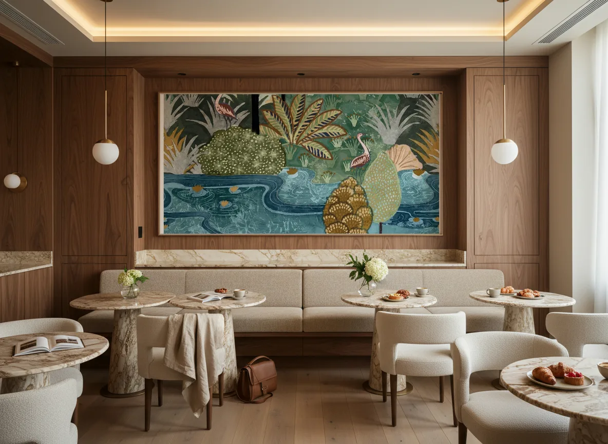 Aruba — Restauracja hotelowa — pole nad ławą