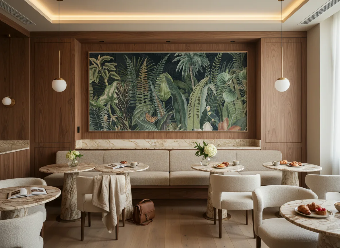 Daintree — Restauracja hotelowa — pole nad ławą