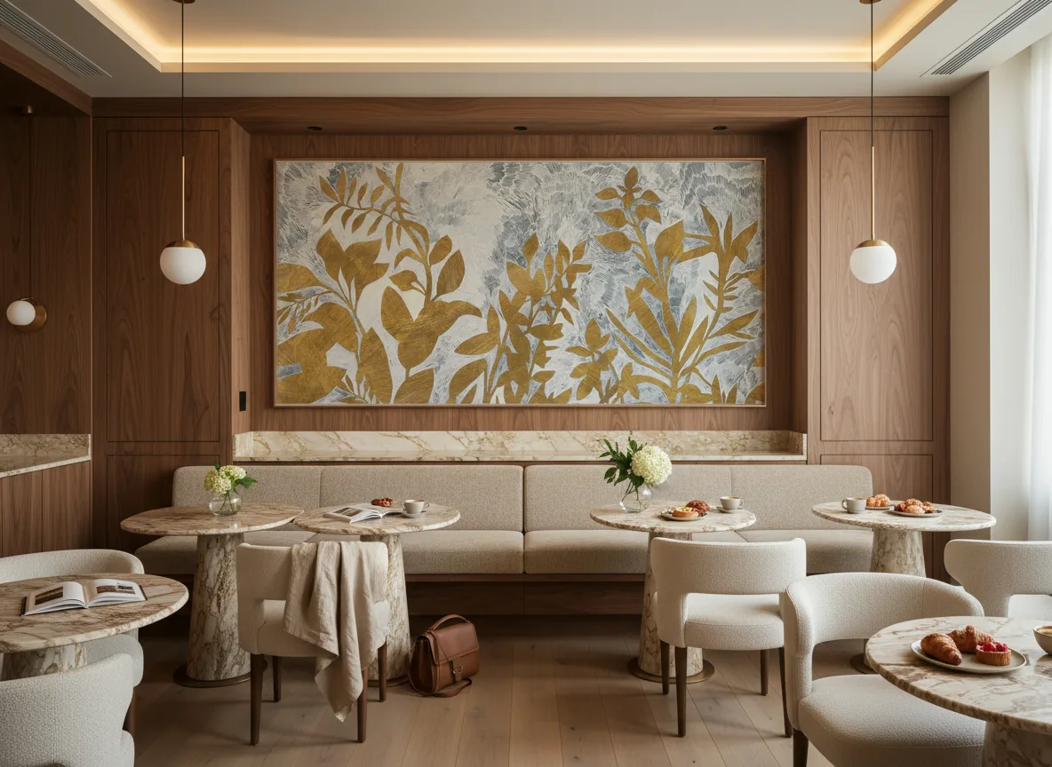 Fleur De Lune — Restauracja hotelowa — pole nad ławą
