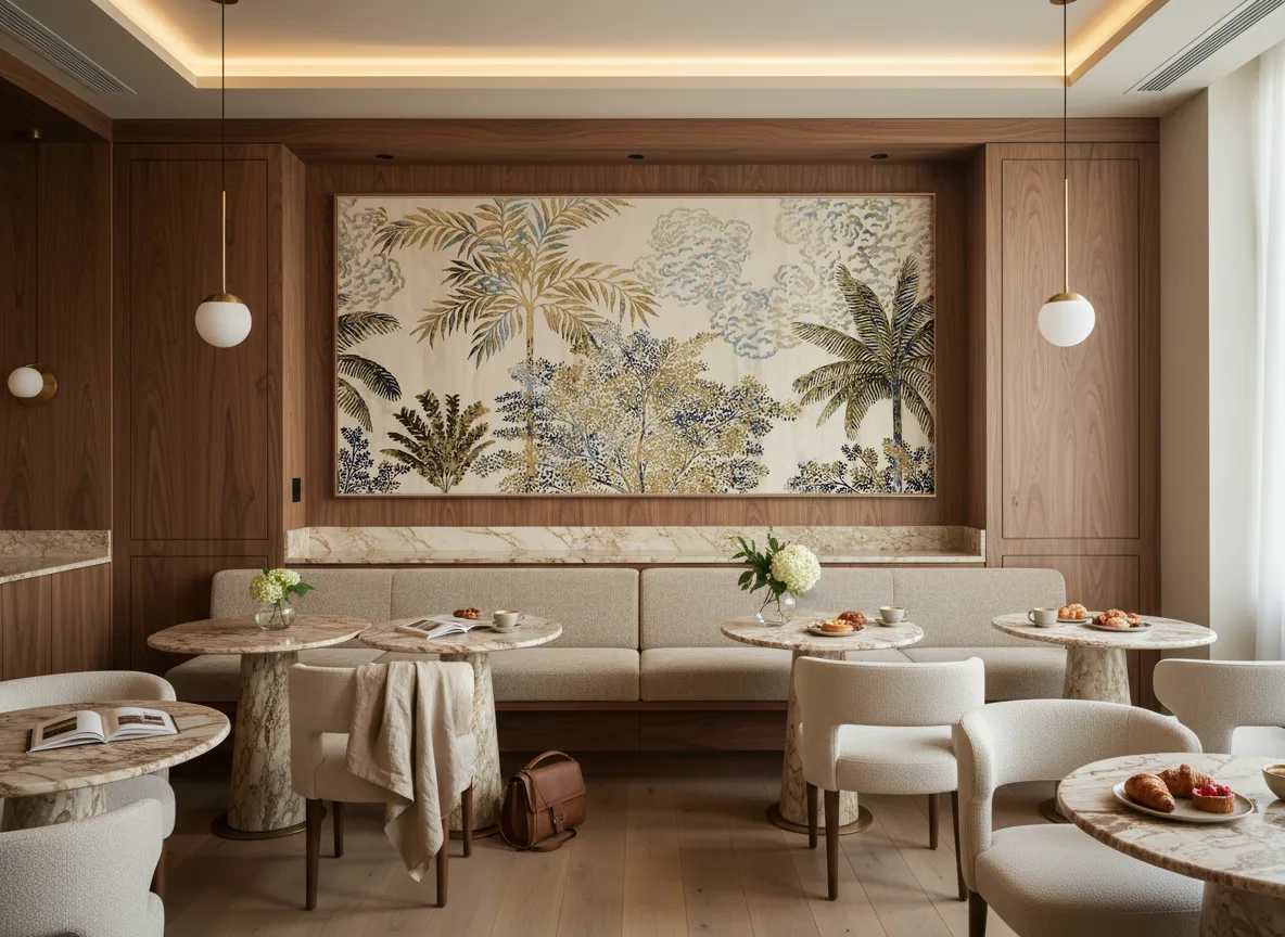 Mirage — Restauracja hotelowa — pole nad ławą