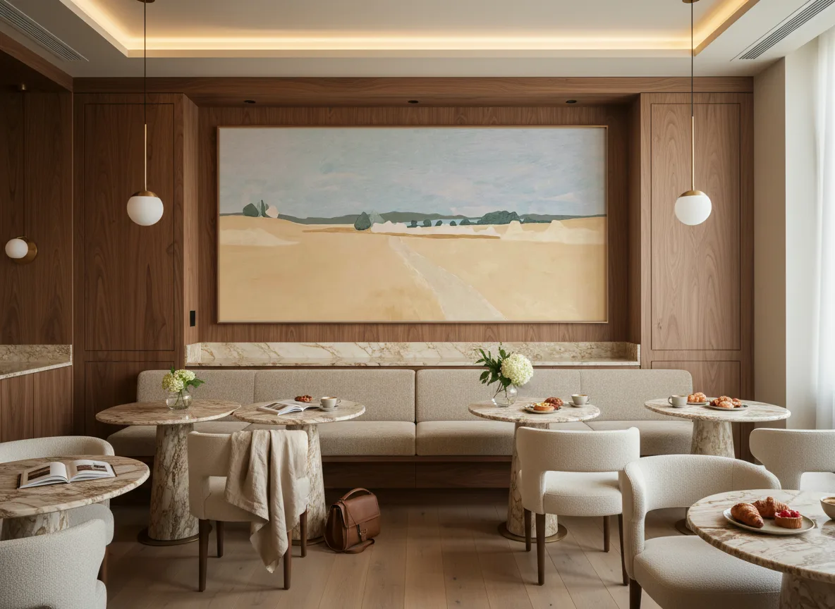 Moisson — Restauracja hotelowa — pole nad ławą
