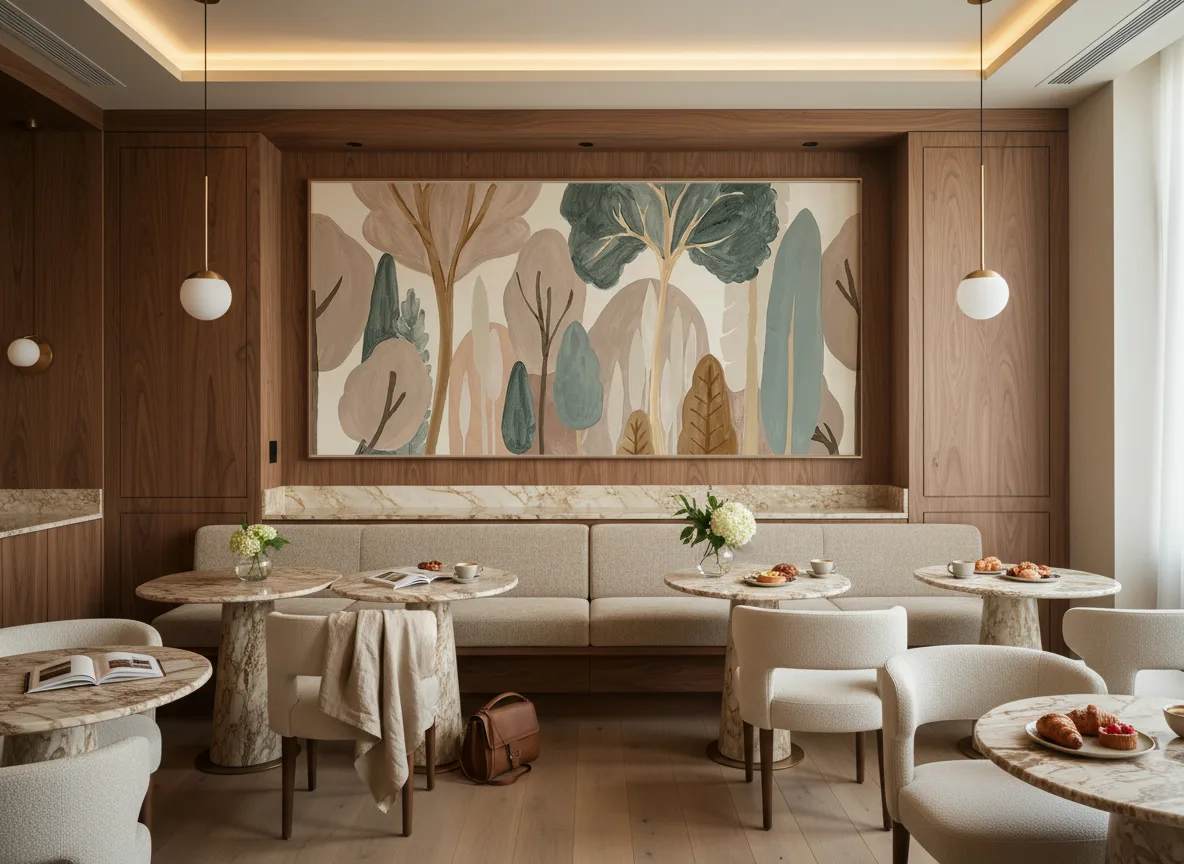 Orme — Restauracja hotelowa — pole nad ławą