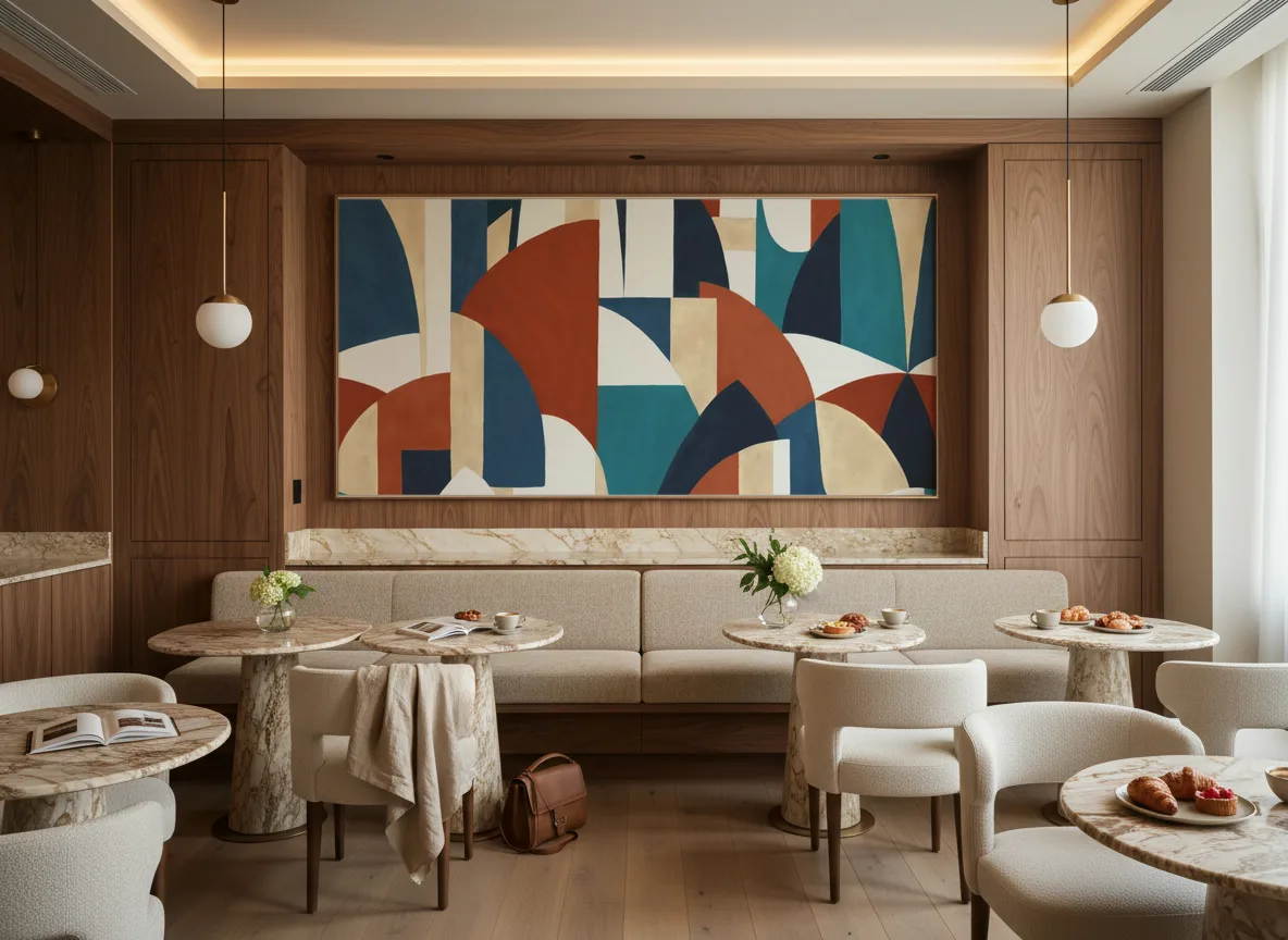 PABLO Panoramas — Restauracja hotelowa — pole nad ławą