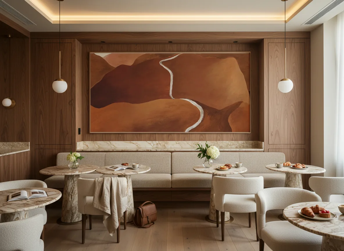 TOSCANA Panoramas — Restauracja hotelowa — pole nad ławą