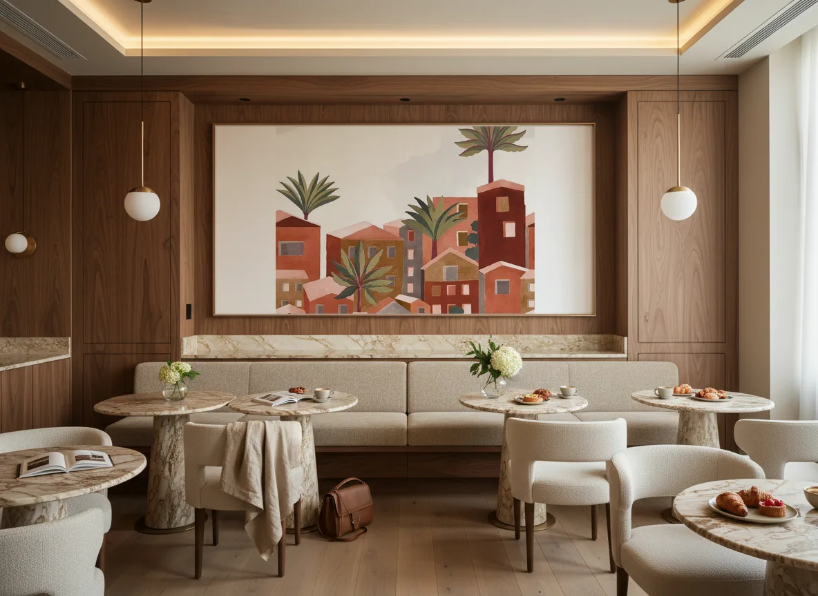 Vila Viela Int — Restauracja hotelowa — pole nad ławą